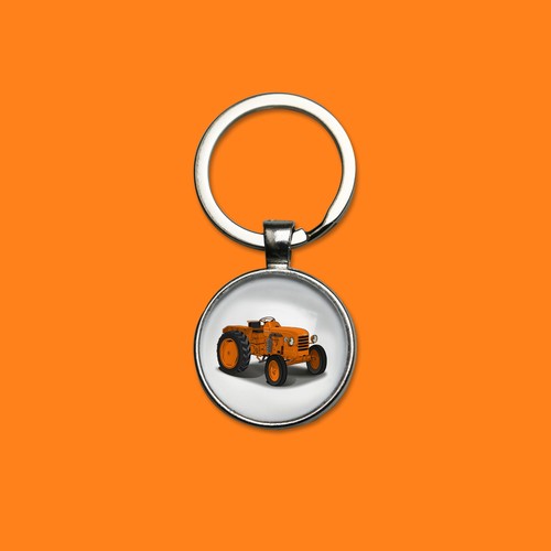 Porte clefs tracteur - porte-clefs, d22