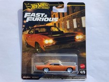 Hot Wheels PLYMOUTH ROADRUNNER Fast & Furious 1970 Custom Dom Toretto 1/64