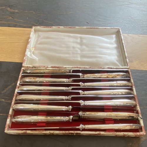 Couteaux table lot métal - table,