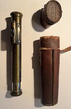 Lunette d'arpentage (de surveillance) japonaise E.TATA à niveau avec étui cuir