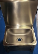 Lave-mains inox mural à commande fémorale (complet)