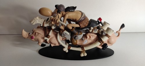 Figurine moto résine joe - moto, en