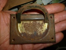 Ancienne Poignée Tôle Tiroir