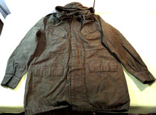 1986 SEYNTEX Belgian Army M-64 ABL Field OD GREEN Jacket PARKA W/ HOOD XL