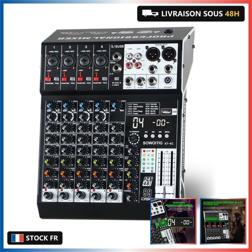 Console mixage audio 6 - mixage,