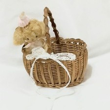 Antique Panier Basket Doll French Antique Lace