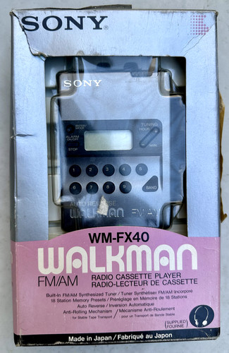 Sony radio cassette player - sony,