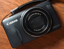 Canon Power Shot SX600 HS 16MP Digital Camera Works in English Excellent Black