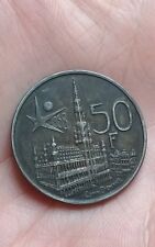 Belgique, 50 francs 1958 argent, Baudouin 1er