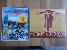 PLAQUE METAL PUBLICITAIRE /