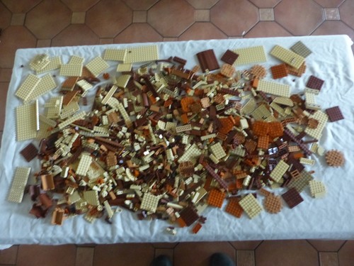 Lego kgs de vrac - vrac, marron