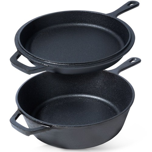 Casserole fonte poêle à - fonte,,