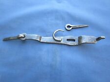 Fermeture ancienne fer forgé crochet porte malle coffre 