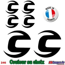 6 Stickers Logo Cannondale -