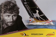 Poster: veil Bernard Stamm Cheminées Poujoulat Vendée Globe 2012
