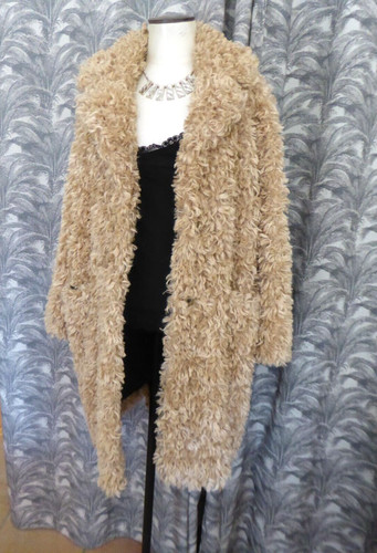 Polder manteau fausse fourrure - manteau,