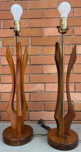 Vintage mcm sculptural walnut - vintage,