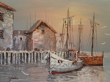 Marine bateaux de pêche Vieux