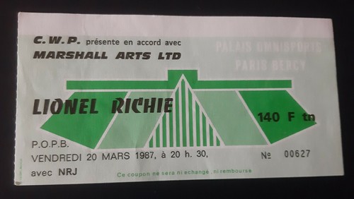 Ticket billet used stub place - ticket,