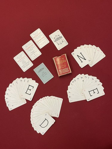 Jeu cartes ancien - de, lexicon