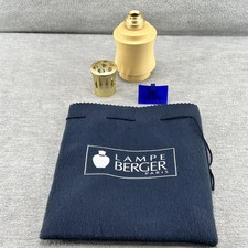 LAMPE BERGER PARIS - France Cream Stone Retired Gold Top Lamp NEEDS WICK