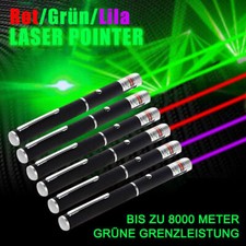 Pointeur laser vert rouge, portée de 8 000 mètres, extrêmement puissant / très (