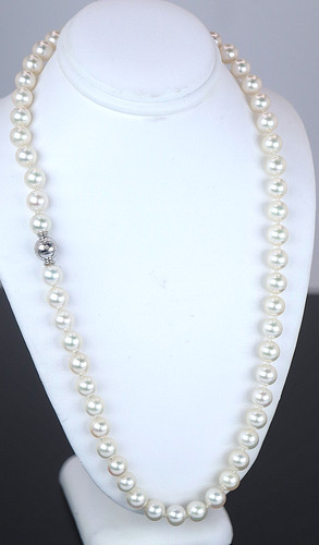 Mikimoto 18k white gold - mikimoto,