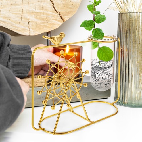 Golden ferris wheel hydroponic - golden,