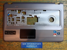 Plasturgie Basse repose poignet HP Pavilion DV7 (DV7-4177sf)+TouchPad, Bouton PW