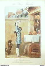 Chromo Au Bon Marche Oeuvre Vernet Carle (Gastronomer) 1900