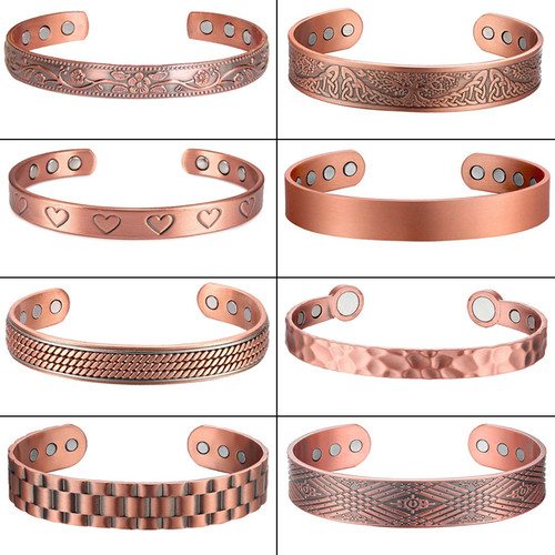 Bracelet magnétique cuivre - bracelet,