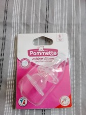 lot de 2 tétines silicone taille 2 (6 mois) Pommette   NEUF