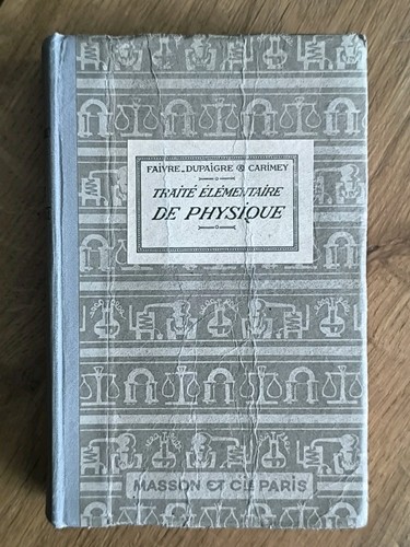 Livre scolaire ancien traité - scolaire,