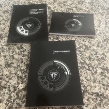 Triumph Bonneville Bobber & Speedmaster Motorcycle Owners Manual # 3850217 