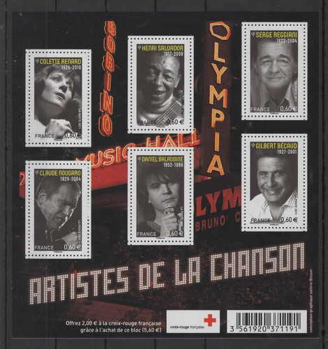 France timbre feuillet - timbre,