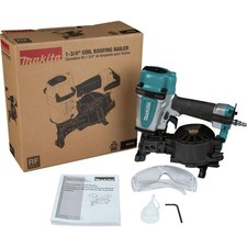 Makita AN454-R 1-3/4" Pneumatic Coil Roofing Nailer Certified Refurbished
