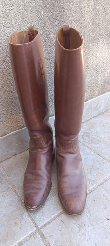 Bottes équitation vintage - bottes,