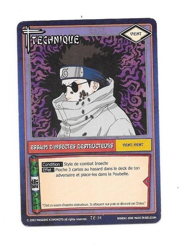 Carte naruto 2006 essaim - carte,