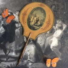 EVENTAIL Ecran Ancien XIXè