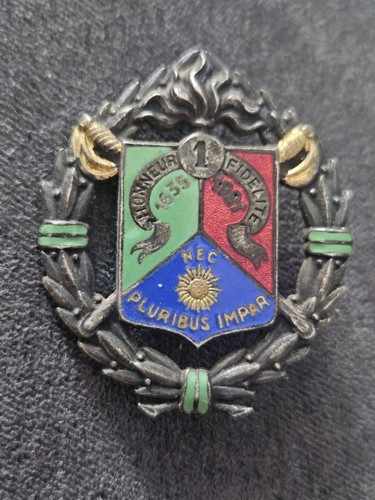 Insigne pucelle militaire 1er - insigne,