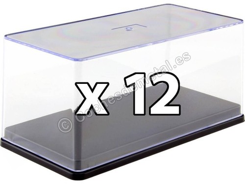Lot urnes vitrines - 12,