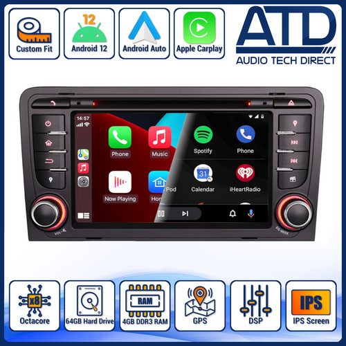 Carplay radio pour audi - a3, s3