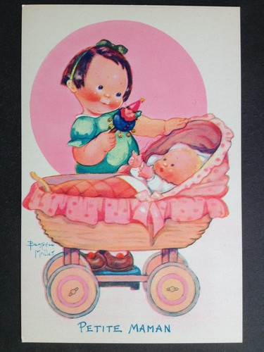 Old postcard illustration