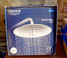 Grohe 26457EN0  EUPHOR1O 260 MULTIFUNCTION  Shower Head  Brushed Nickel 2.5GPM