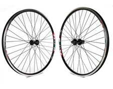 Set Roues Vtt Boîtes 26 " x 1.75 Shimano 8/9/10 V,Piste V ‑ Frein Et Flap Inclus