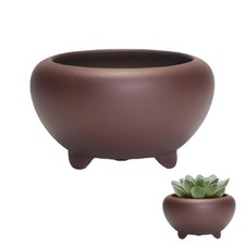 Pot de fleur rond créatif