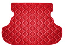 Matelassé Cuir éco ROUGE Tapis coffre pour Peugeot 4007 2007-2012