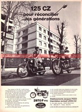 1975 CZ 125 Motorcycle Advertising