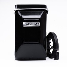 *MINT* Black Hard Leather Case for Yashica Mat-124G TLR 12 Camera Japan Eveready