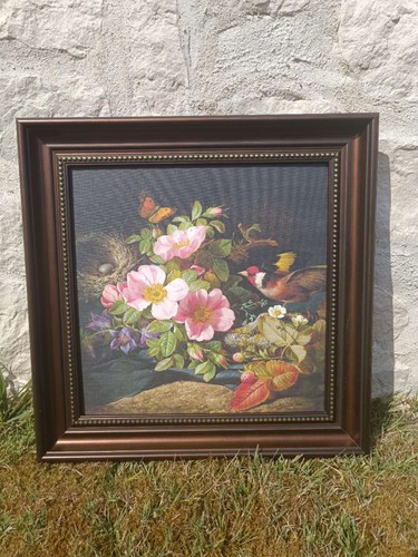 Tableau peinture rose - , fleur